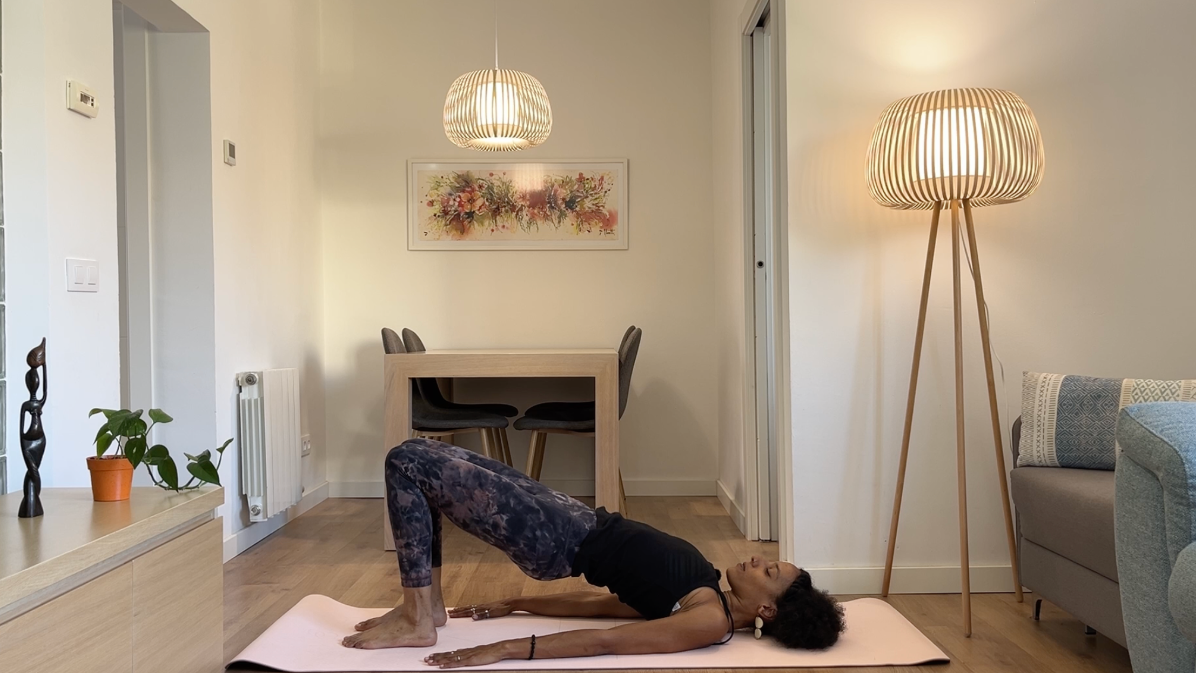 Bridge pose